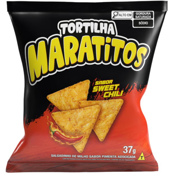 SALGADINHO MARATITOS SWEET CHILI 37G