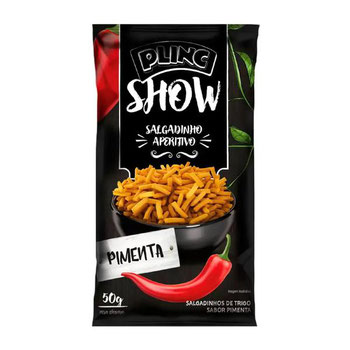 SALGADINHO PLINC SHOW PIMENTA 50G