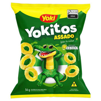SALGADINHO YOKITOS CEBOLA 54G
