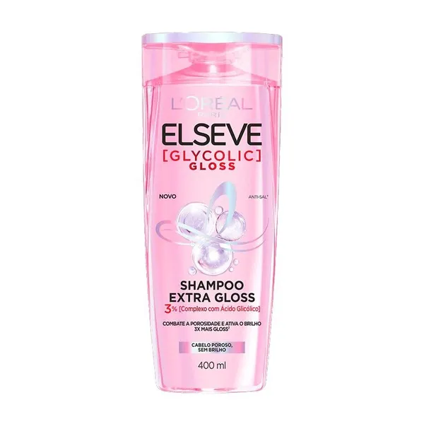 SHAMPOO ELSEVE GLYCOLIC GLOSS 400ML