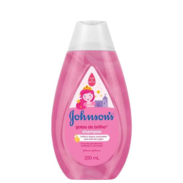 SHAMPOO JOHNSONS BABY GOTAS BRILHO 200ML
