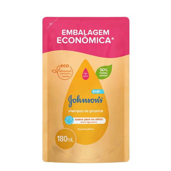 SHAMPOO JOHNSONS BABY REFIL 180ML
