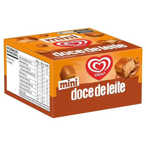 SORVETE KIBON BOMBOM DOCE DE LEITE 114ML