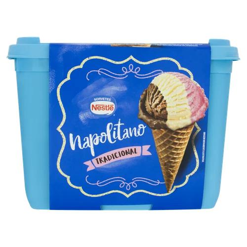 SORVETE NESTLE TRAD NAPOLITANO 1,5L