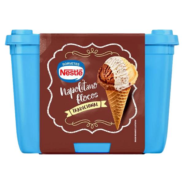 SORVETE NESTLE TRAD NAPOLITANO FLOCOS 1,