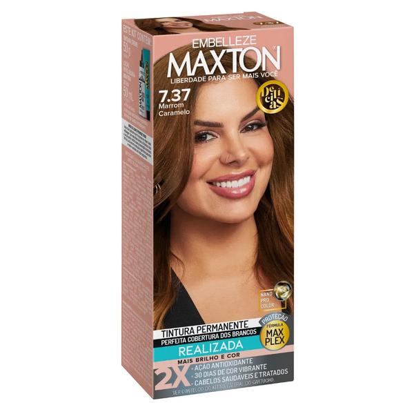TINTURA MAXTON MARROM CARAMELO 7.37