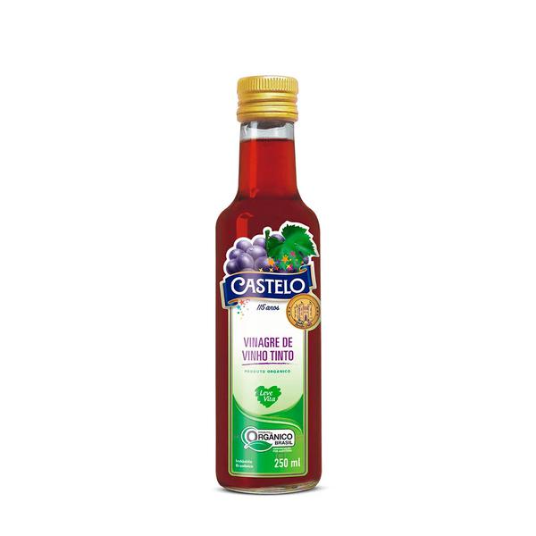 VINAGRE DE VINHO TINTO ORGANICO 250ML