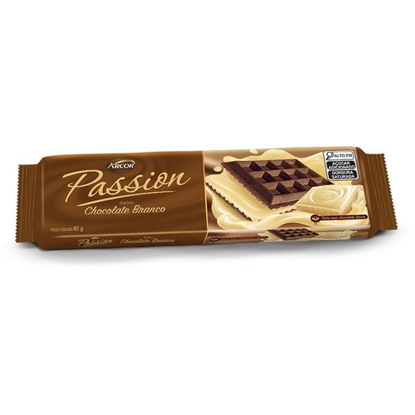 WAFER ARCOR PASSION CHOC/BCO 80G