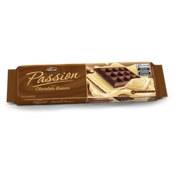 WAFER ARCOR PASSION CHOC/BCO 80G