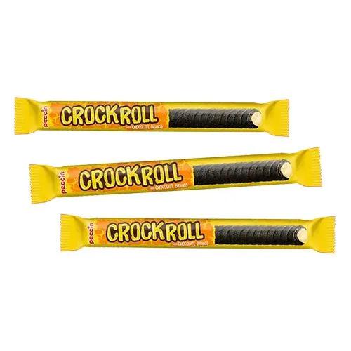 WAFER PECCIN CROCK ROLL CHOCOLATE BRANCO