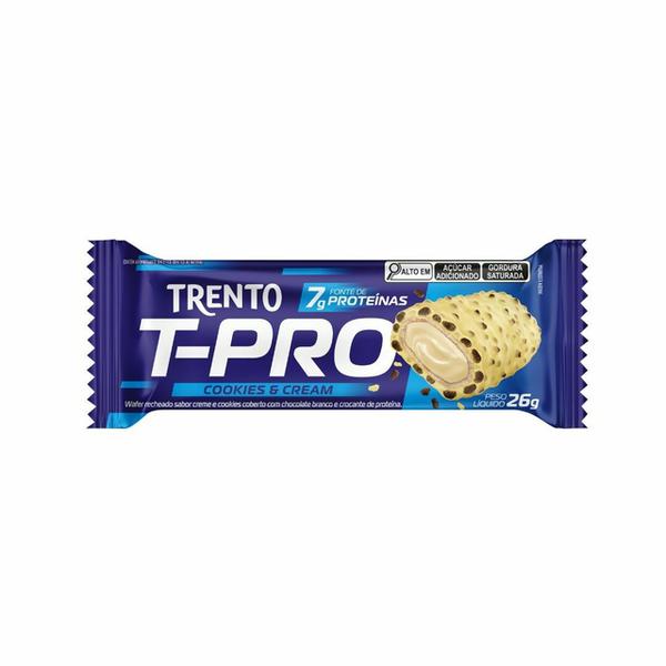 WAFER TRENTO T PRO COOKIES/CHOC BCO 26G