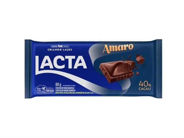 CHOC  LACTA  80G AMARO 40% CACAU