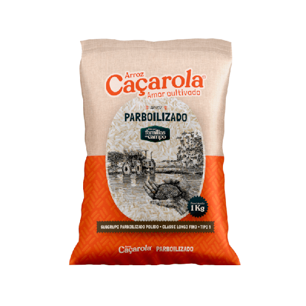 ARROZ CACAROLA PARBOLIZADO 1KG
