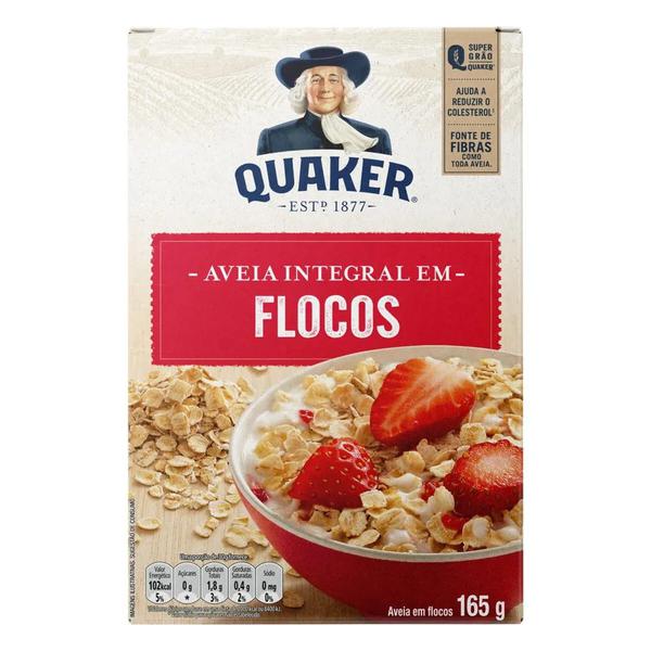 AVEIA EM FLOCOS REGULAR QUAKER 165G