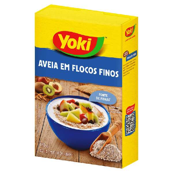 AVEIA FLOCOS FINOS YOKI 170G