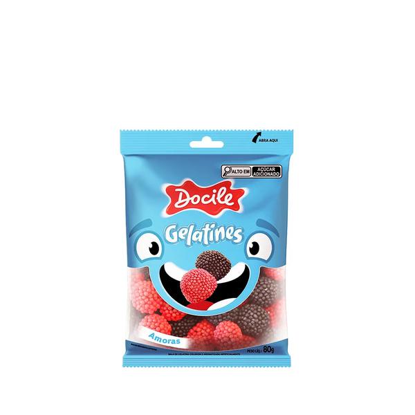 BALA DOCILE GELATINES AMORAS 80G