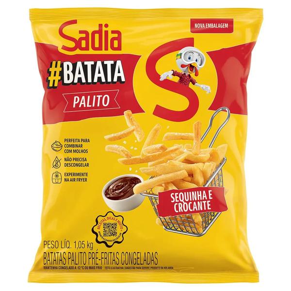 BATATA PRE FRITA PALITO SADIA 1.05KG