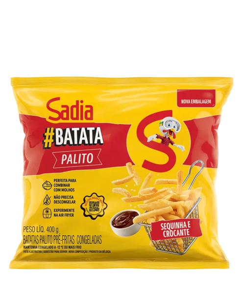 BATATA PRE FRITA SADIA PALITO CONG 400G