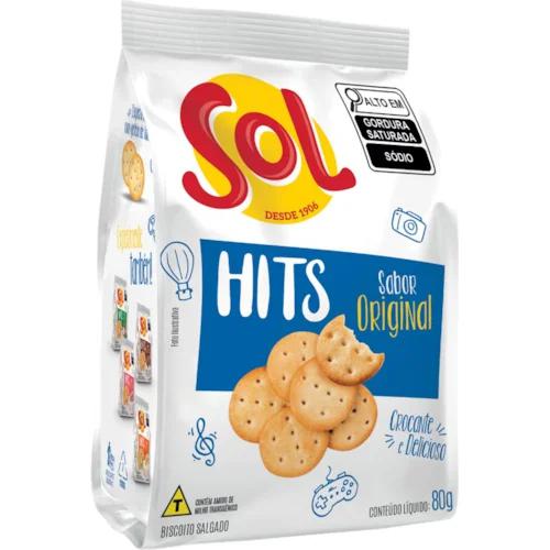 BISCOITO SOL SALG HIT ORIG 80G