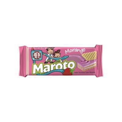 BISCOITO WAFER MAROTO MORANGO 26G