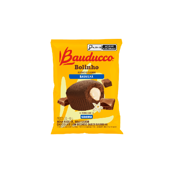 BOLINHO BAUDUCCO CHOCOLAT C BAUNILHA 40G