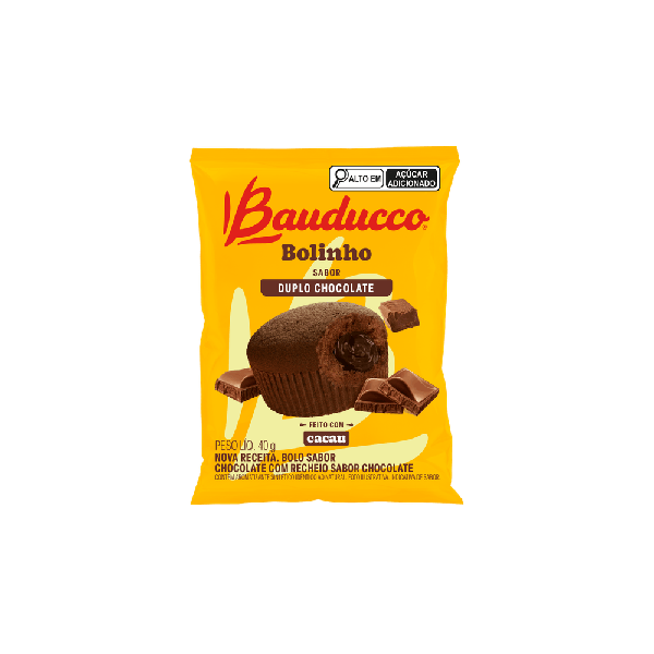 BOLINHO BAUDUCCO DUPLO CHOCOLATE 40G