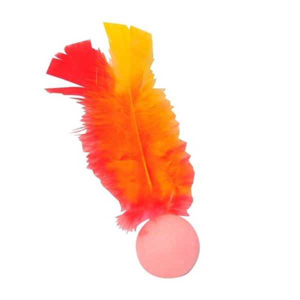 BRINQ CLUB PET BOLA CHOCALHO C PENAS 2UN