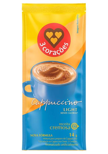 CAPPUCCINO 3 CORACOES LIGHT SACHE 14G