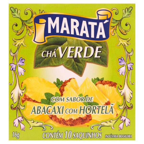 CHA MARATA VERDE ABACAXI COM HORTELA 16G