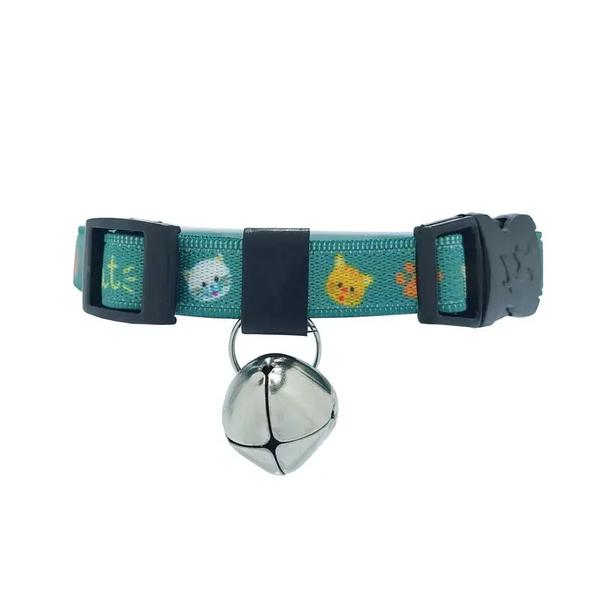 COLEIRA CLUB PET P GATO ELASTICO C GUIZO