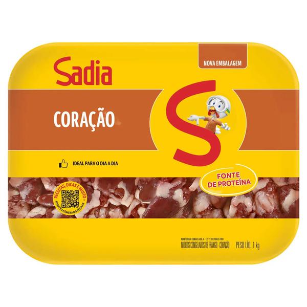 CORACAO DE FRANGO SADIA BANDEJA 1KG