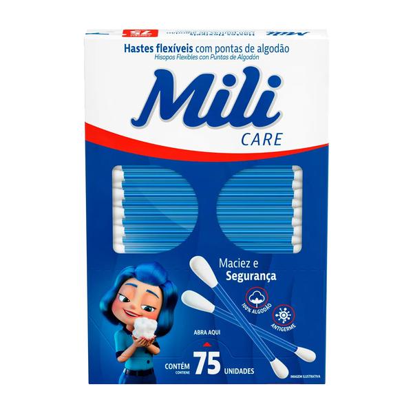 COTONETE HASTES FLEX. MILI 75UN