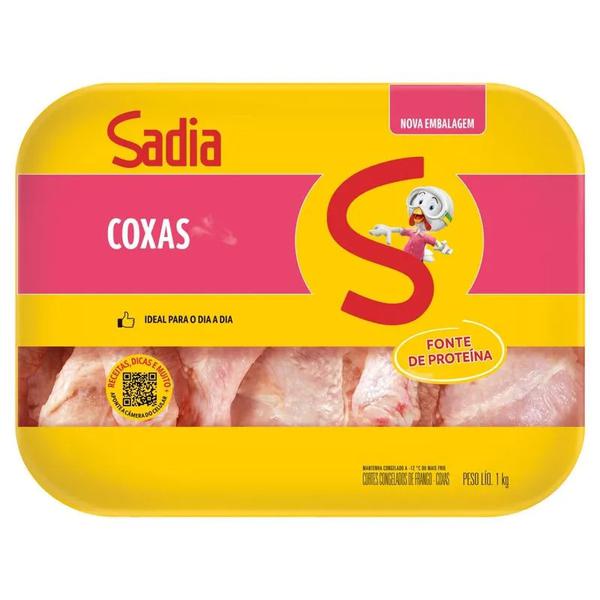 COXA DE FRANGO SADIA BANDEJA 1KG