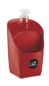 DISPENSER UZ CLICK VERMELHO PLASTICO