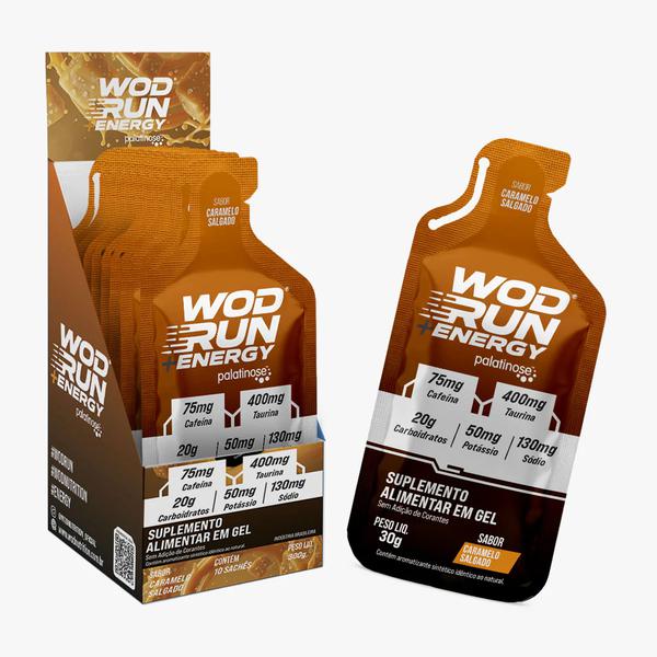 ENERGY GEL WOD RUN CARAMELO SALGADO 30G
