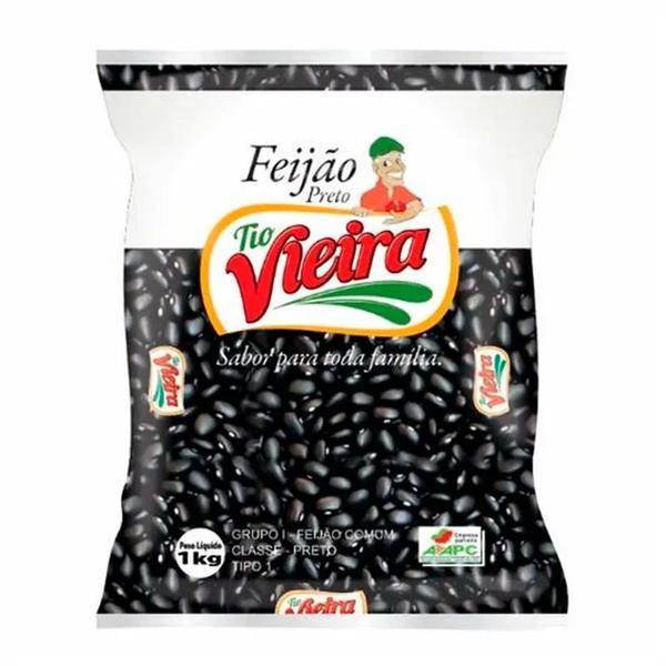 FEIJAO TIO VIEIRA PRETO  1KG