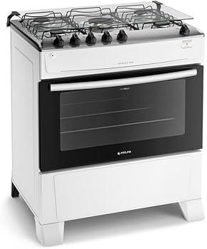FOGAO ATLAS 5 BOCAS MILAO TOP BRANCO