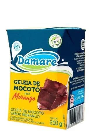 GELEIA DAMARE MOCOTO UHT MORANGO 220G