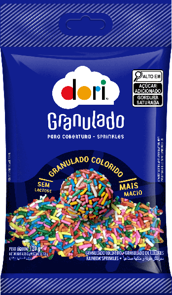 GRANULADO DORI COLORIDO 120G