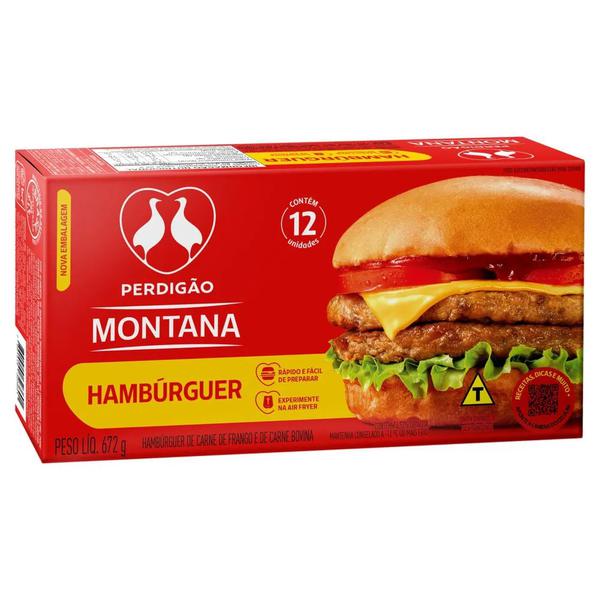 HAMBURGER PERDIGAO BOVINO 672G