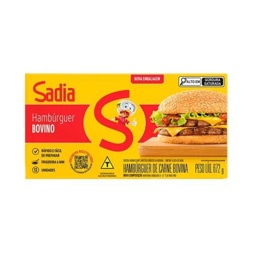 HAMBURGUER SADIA BOVINO 672G