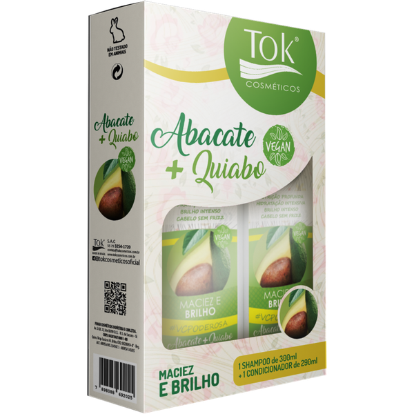 KIT SHAMP+COND TOK ABACATE 590ML