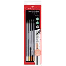 LAPIS FABER CASTELL SUPERSOFT GLAM C 4UN