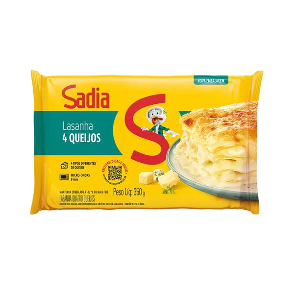 LASANHA SADIA 4 QUEIJOS 350G
