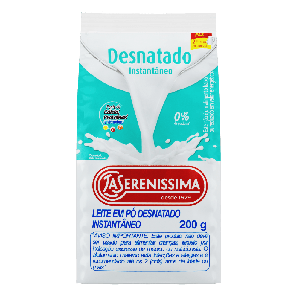 LEITE EM PO LA SERENISSIMA INST DES 200G