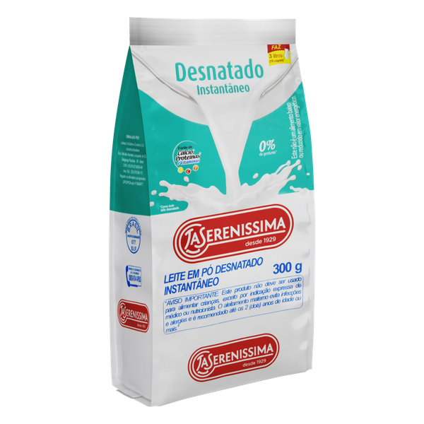 LEITE PO LA SEREN. DESNATADO 300G