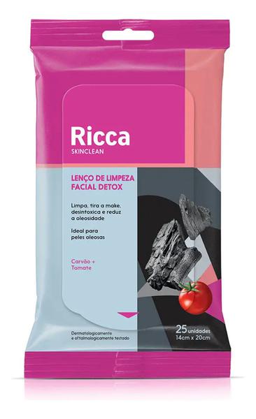 LENCO DE LIMPEZA FACIAL RICCA DETOX