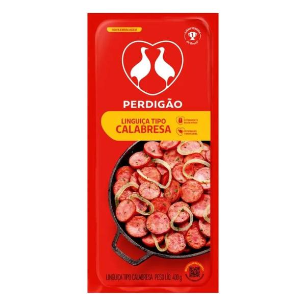 LINGUICA CALABRESA PERDIGAO DEFU 400G