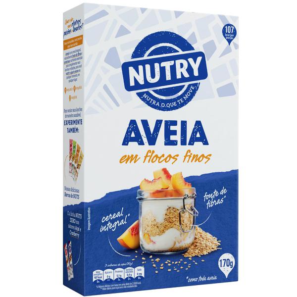 NUTRY AVEIA EM FLOCOS FINOS 170G