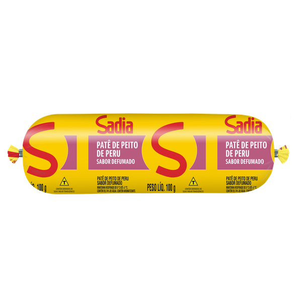 PATE DE PEITO DE PERU SADIA 100G